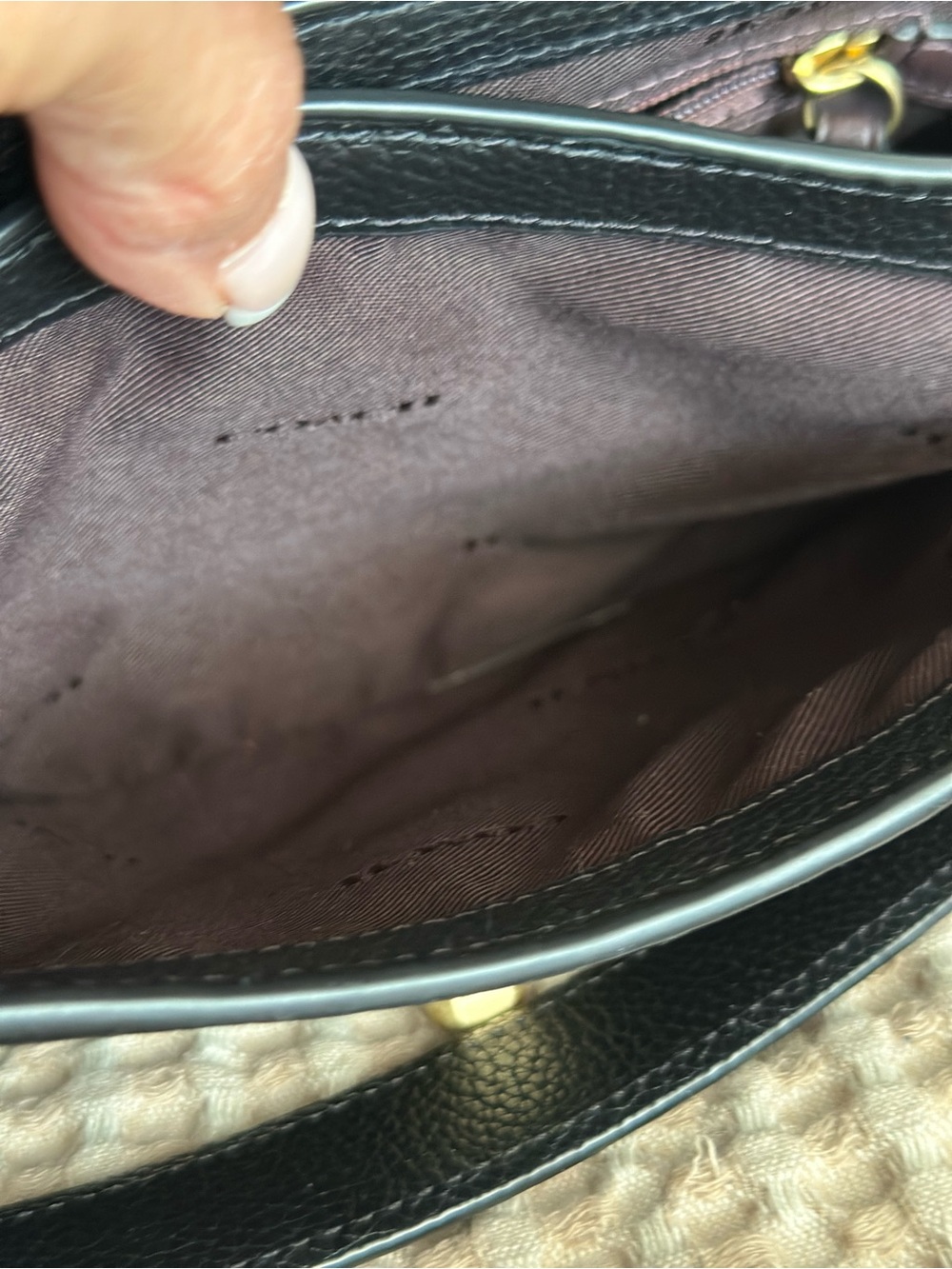 Coach handbag pebbled leather - Picture 8 of 14